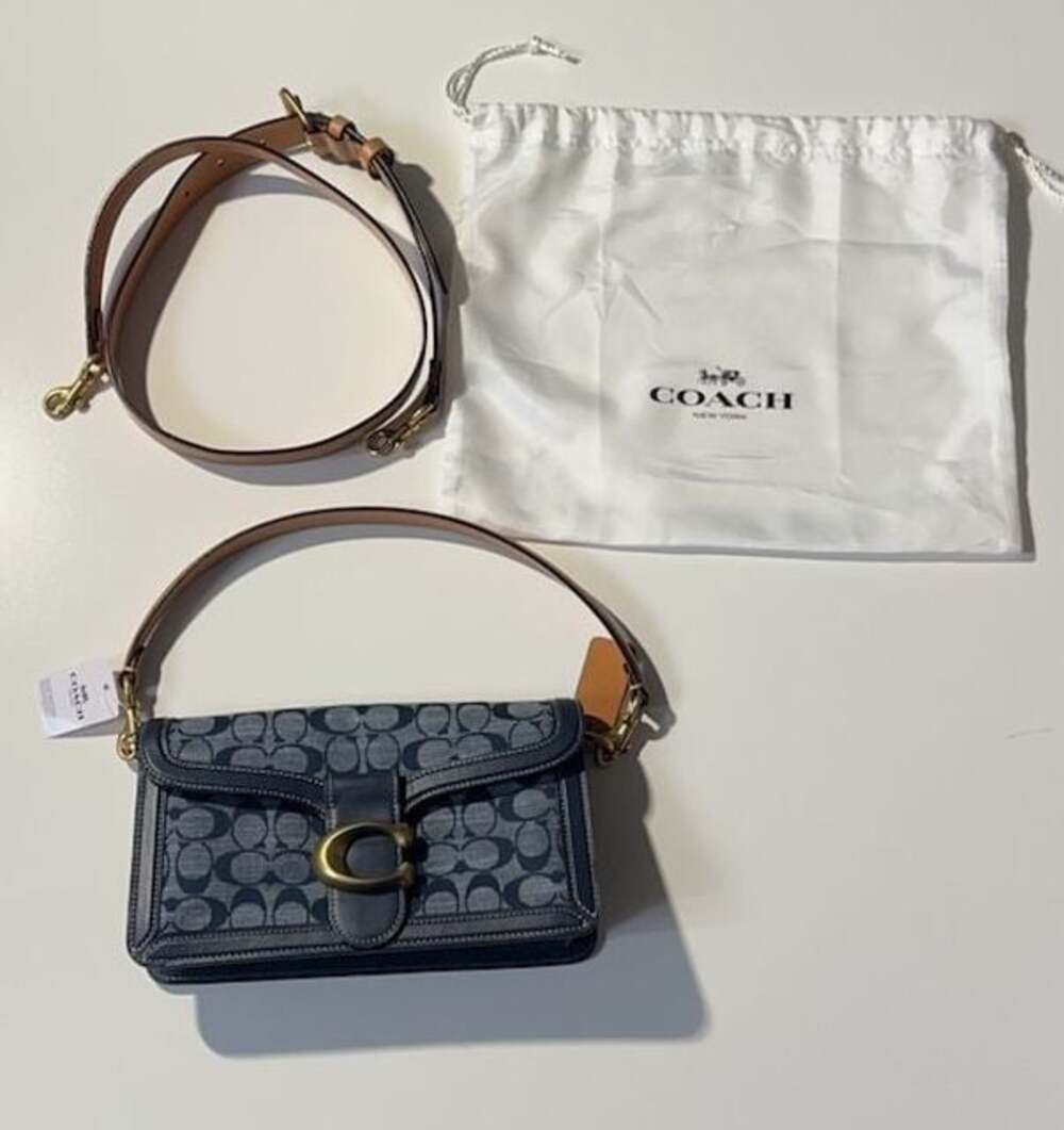 Authentic Coach Tabby Shoulder Bag 26 in Signature Denim New With Tags